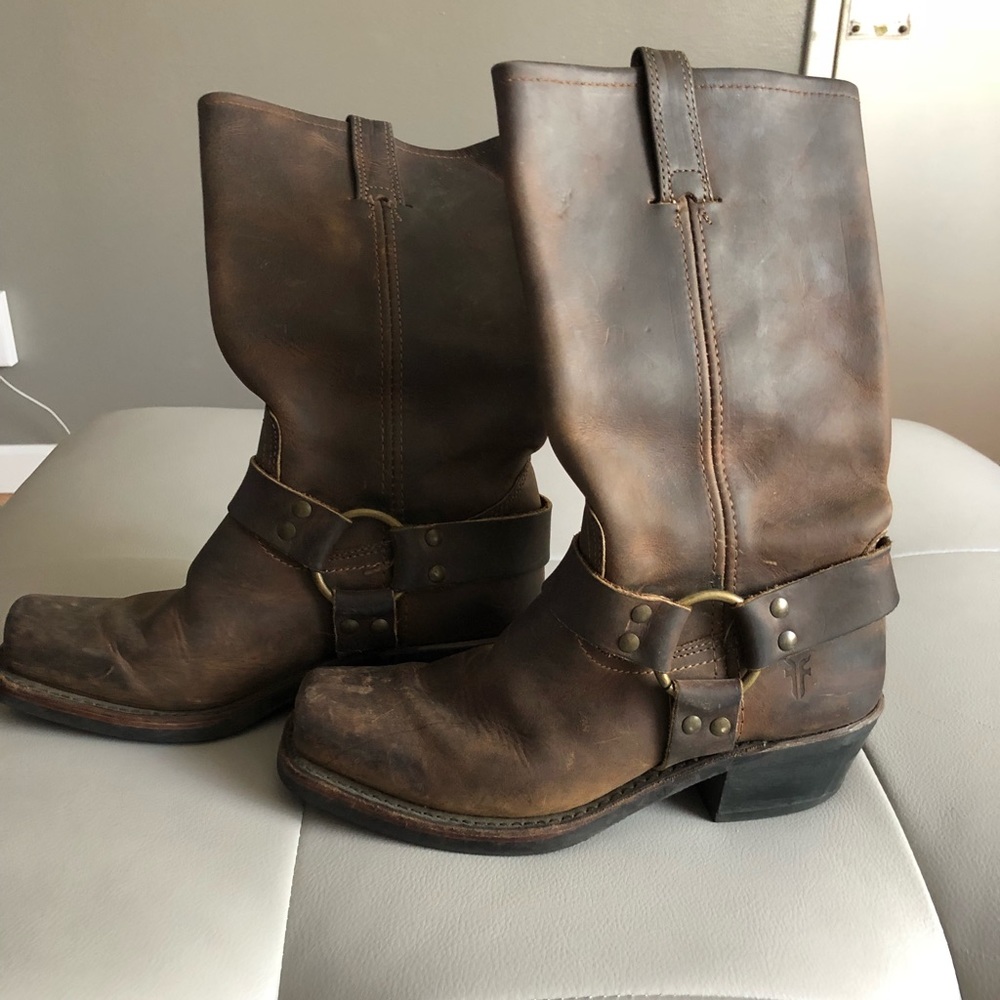 Brown Frye Leather Boots